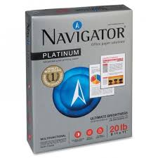 PAPER COPY NAVIGATOR L/S 75GSM 500 SHEETS PER REAM 10 REAMS PER CS 24 CS PER PALLET